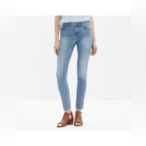 ✨SALE✨ MADEWELL | 10” High Riser Skinny Skinny Crop Jeans in Mazzy Wash